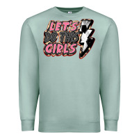 Seafoam let's do this girls soccer Premium Sweatshirt - FaDigitalArtStudio