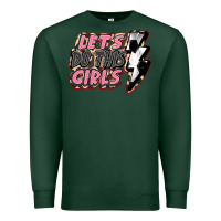 Sports Green let's do this girls soccer Premium Sweatshirt - FaDigitalArtStudio