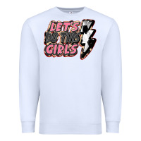White let's do this girls soccer Premium Sweatshirt - FaDigitalArtStudio