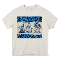 Cream snowy christmas gnomes Heavy Core Tee - BarkalooDesign