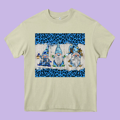 Snowy Christmas Gnomes Heavy Core Tee Designed By Barkaloodesign