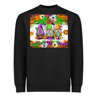 Black Halloween Gnomes Heavyweight Sweatshirt - texasbilliewilder