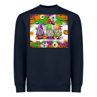 Navy Halloween Gnomes Heavyweight Sweatshirt - texasbilliewilder