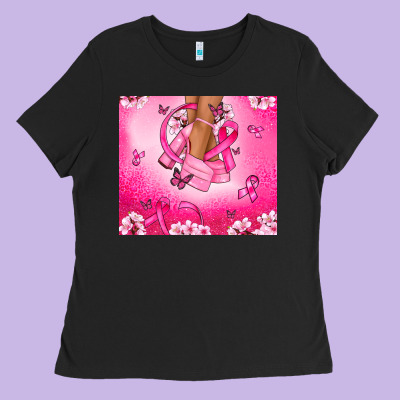 Breast Cancer Diva Ladies Tee Designed By Nancycooperartshop
