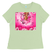 Matcha Breast Cancer diva Ladies Tee - NancyCooperArtShop