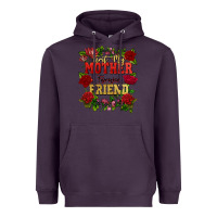 Plum First my mother forever my friend Mother's Day Heavyweight Hoodie - FaDigitalArtStudio