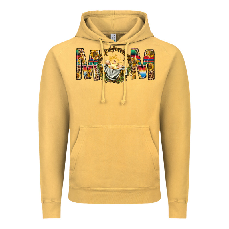 Western Mom With Baby Jesus Vintage Hoodie by BundleAndBundleShop | Teevron
