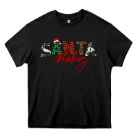 Black Santa baby Heavy Core Tee - BarkalooDesign