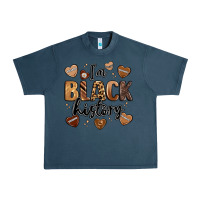 Midnight Navy i'm black history Urban Heavy Tee - LillyAllenDesigns