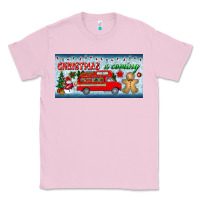 Bubblegum Pink christmas is coming license plate Classic Tee - BundleAndBundleShop