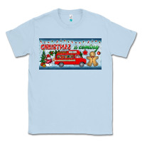 Dusty Blue christmas is coming license plate Classic Tee - BundleAndBundleShop