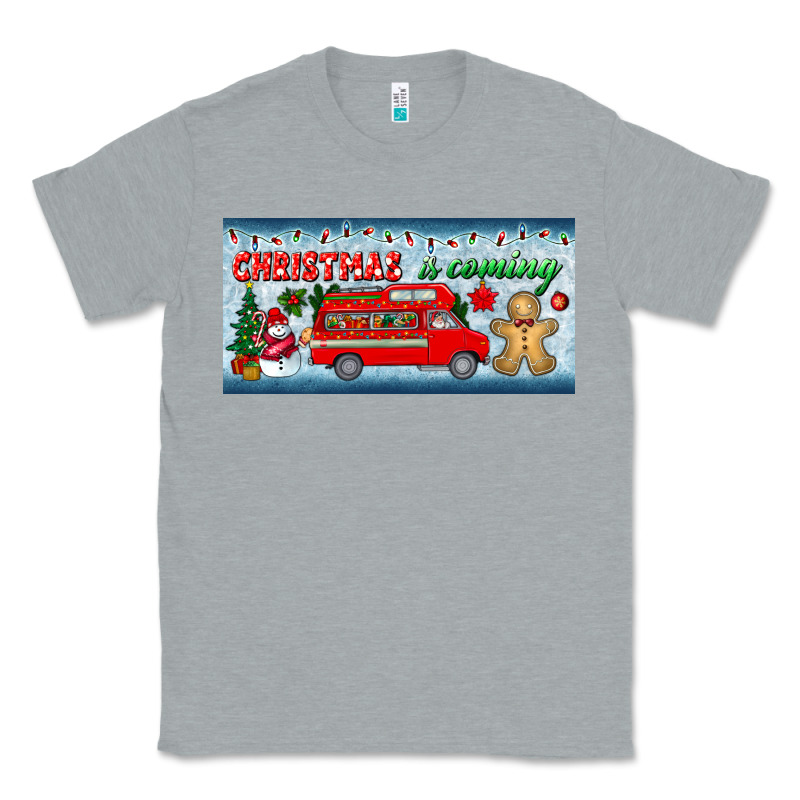 Christmas Is Coming License Plate Classic Tee by BundleAndBundleShop | Teevron