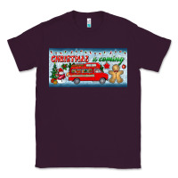 Plum christmas is coming license plate Classic Tee - BundleAndBundleShop