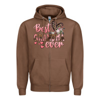 Chestnut Best Grandma ever Mother's Day Zipper Hoodie - CowGirlArtShop