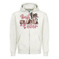 Oatmeal Heather Best Grandma ever Mother's Day Zipper Hoodie - CowGirlArtShop