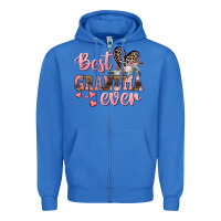 True Royal Best Grandma ever Mother's Day Zipper Hoodie - CowGirlArtShop