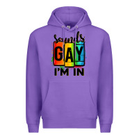 Purple sounds gay i'm in Premium Hoodie - OliviaCreatesArt