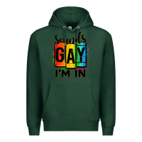 Sports Green sounds gay i'm in Premium Hoodie - OliviaCreatesArt