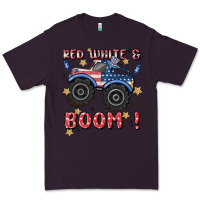 Plum 4th of july png, monster truck Premium Tee - MaliasSmallBusiness