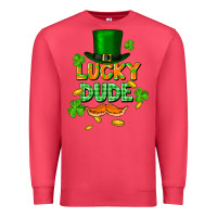 Cardinal lucky dude St. Patricks Day Premium Sweatshirt - FaDigitalArtStudio