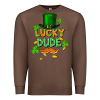 Chestnut lucky dude St. Patricks Day Premium Sweatshirt - FaDigitalArtStudio