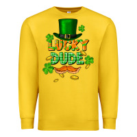 Lemon lucky dude St. Patricks Day Premium Sweatshirt - FaDigitalArtStudio