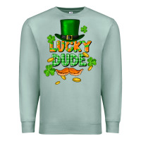 Seafoam lucky dude St. Patricks Day Premium Sweatshirt - FaDigitalArtStudio