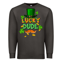 Smoke lucky dude St. Patricks Day Premium Sweatshirt - FaDigitalArtStudio