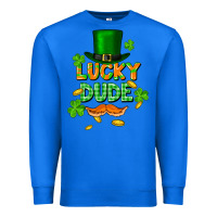 True Royal lucky dude St. Patricks Day Premium Sweatshirt - FaDigitalArtStudio