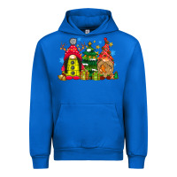 Cobalt gnome Christmas Urban Hoodie - CowhideDigitalArt