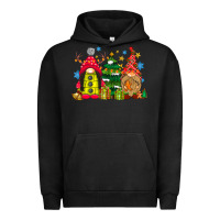 Pigment Black gnome Christmas Urban Hoodie - CowhideDigitalArt