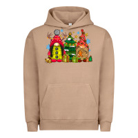 Pigment Burro gnome Christmas Urban Hoodie - CowhideDigitalArt