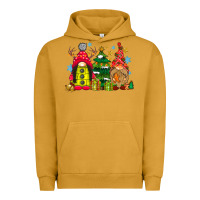 Pigment Peanut Butter gnome Christmas Urban Hoodie - CowhideDigitalArt