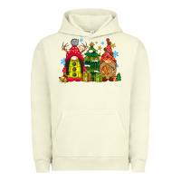 Pigment Pistachio gnome Christmas Urban Hoodie - CowhideDigitalArt