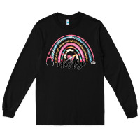 Black western nurse rainbow Long Sleeve Tee - RanaPortraitStore