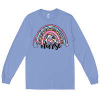 Colony Blue western nurse rainbow Long Sleeve Tee - RanaPortraitStore