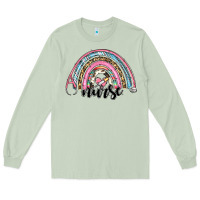 Matcha western nurse rainbow Long Sleeve Tee - RanaPortraitStore