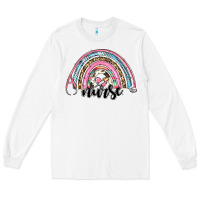 White western nurse rainbow Long Sleeve Tee - RanaPortraitStore