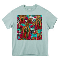 Arona lady of guadalupe western seamless Heavy Core Tee - Jasminsmagicworld