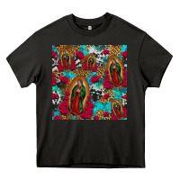 Asphalt lady of guadalupe western seamless Heavy Core Tee - Jasminsmagicworld