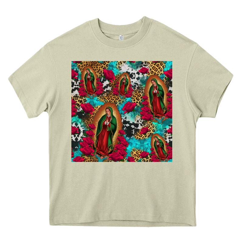 Lady Of Guadalupe Western Seamless Heavy Core Tee by Jasminsmagicworld | Teevron
