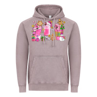Vintage Zinc Pink Christmas Coffee Cups Bbs Vintage Hoodie - BundleAndBundleShop