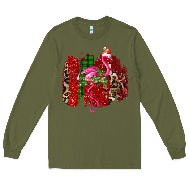 Christmas Flamingo Long Sleeve Tee by Bettercallsaul | Teevron