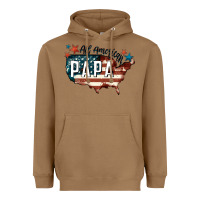 Toasted Coconut all american papa Heavyweight Hoodie - FaDigitalArtStudio