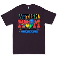 Plum autism mom like a normal mom Premium Tee - MaliasSmallBusiness
