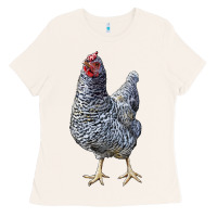 Bone Dominique Chicken Ladies Tee - LillyAllenDesigns
