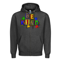 Charcoal Heather Be kind Zipper Hoodie - CowGirlArtShop