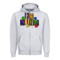 Heather Grey Be kind Zipper Hoodie - CowGirlArtShop