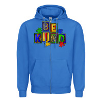 True Royal Be kind Zipper Hoodie - CowGirlArtShop