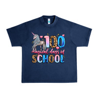 Navy 100 magical days of school Urban Heavy Tee - LillyAllenDesigns
